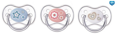 Cumlík 18 m+ silikónový symetrický Newborn Baby Canpol babies