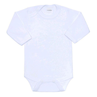 Body dlhý rukáv New Baby II biele