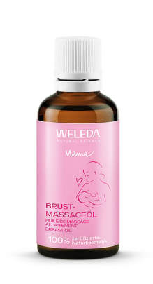 Olej na masáž prsníkov 50 ml Weleda