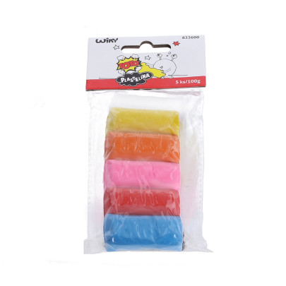 Plastelína 5 ks 100g TOTO