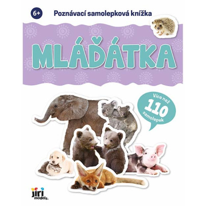 Poznávacia samolepková knižka Mláďatká