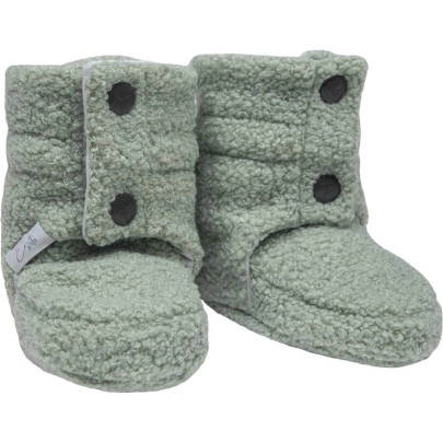 Capačky Teddy fleece double Olive olivová Esito
