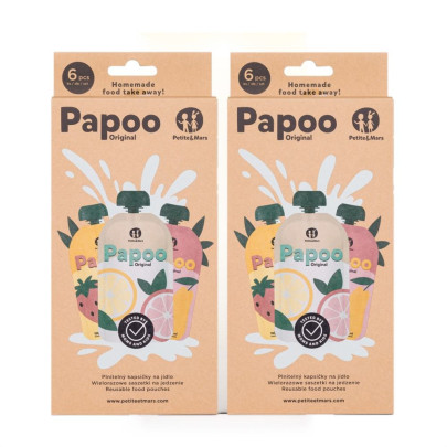 Vrecko na jedlo Papoo Original 1+1 ZADARMO Petite & Mars