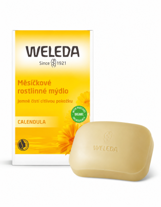 Nechtíkové rastlinné mydlo 100 g Weleda