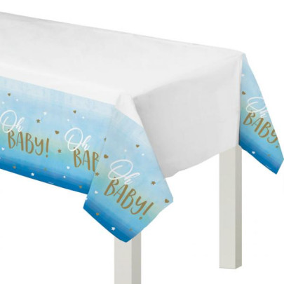 Obrus plastový Oh Baby Boy 137 x 259 cm