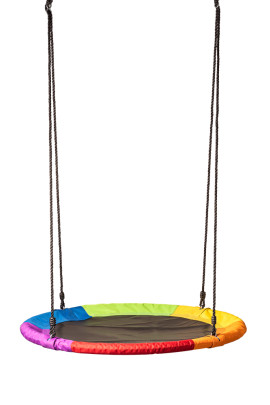 Hojdací kruh (priemer 100 cm) dúhový