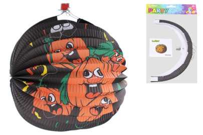 Lampión guľa 25 cm tekvica