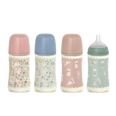 Dojčenská fľaša Wonderland New 270 ml Fyziol prietok M Suavinex