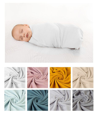 Mušelínová zavinovačka tesná 120 x 80 cm Babymatex
