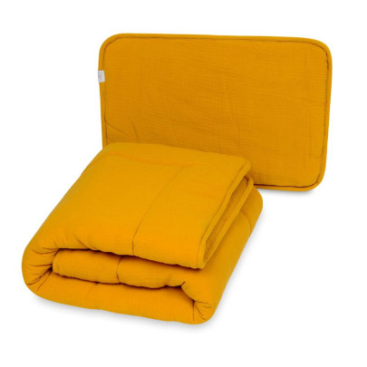 Mušelínový set prikrývka a vankúš 135 x 100 / 40 x 60 cm Babymatex