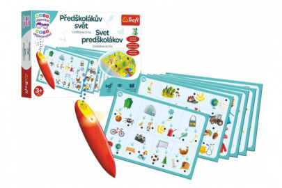 Malý objaviteľ Predškolákov svet + kúzelná ceruzka edukačná spoločenská hra Trefl