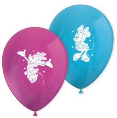Latexové balóniky Minnie 26 cm - 8 ks