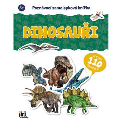 Poznávacia samolepková knižka Dinosaury
