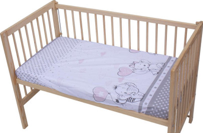 Prestieradlo do postieľky Scarlett Gusto 120 x 60 cm - ružová