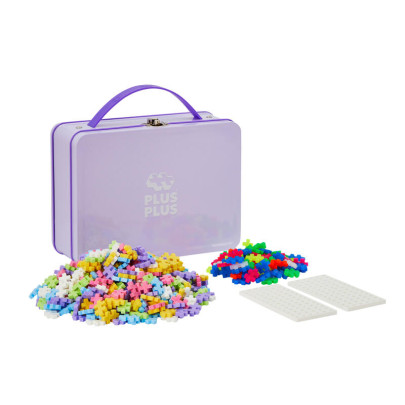 Plus-Plus Kovový kufrík pastel 600 ks