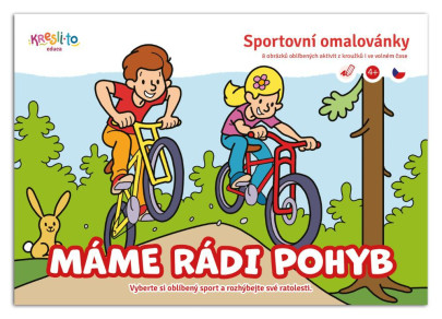 Máme radi pohyb - Športové omaľovánky A5