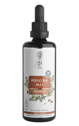 Ošetrujúci BIO olej arganový 100 ml fialové sklo Nobilis Tilia