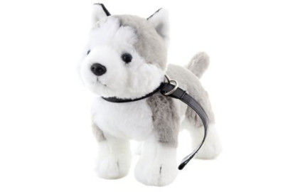 Plyš Husky s vodítkom 25 cm Eco-Friendly