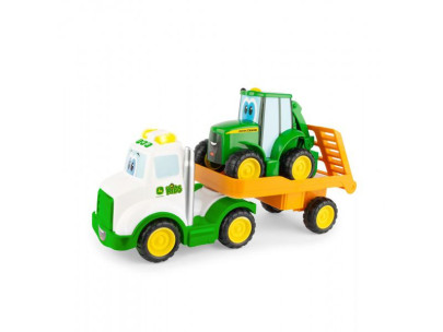 Traktor Johny s ťahačom John Deere Kids