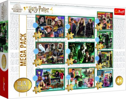 Puzzle Harry Potter - Vo svete Harryho Pottera 10v1