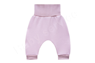 Zimné prešívané nohavice buggy ružové Baby Service