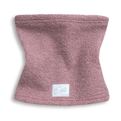 Zimný nákrčník Teddy fleece double Cyclamen pink Esito