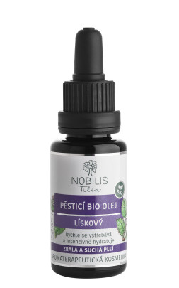 Ošetrujúci BIO olej lieskový 20 ml fialové sklo Nobilis Tilia