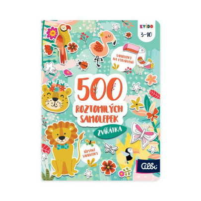 Kvído - 500 roztomilých samolepiek: Zvieratká Albi