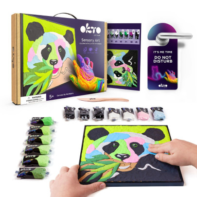 Panda výtvarná sada maľovanie podľa čísel Okto
