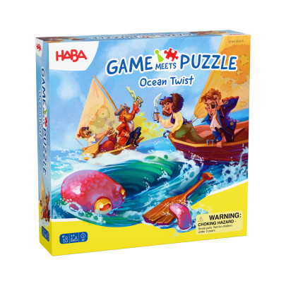 Hra a Puzzle 2v1 Morský vír od 6 rokov Haba