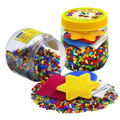 Korálky a podložky v tube 4000 ks Hama MIDI