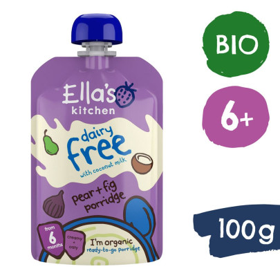 Ella's Kitchen BIO Nemliečna kaša s hruškami a figami (100 g)