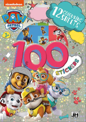 100 samolepiek s omaľovánkami - Tlapková patrola