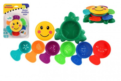 Tégliky do vody pyramída kvetina plast 16x16 cm 6 m+