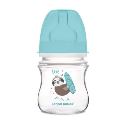Antikoliková širokohrdlá fľaša Exotic animals 120 ml Canpol babies