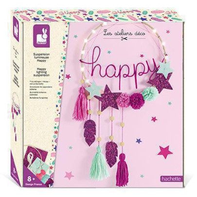 Atelier Svetelný lapač snov Happy Maxi 8+ Janod