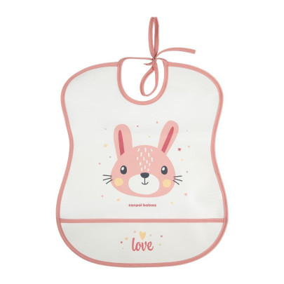 Plastový podbradník mäkký Cute Animals Canpol babies Zajac