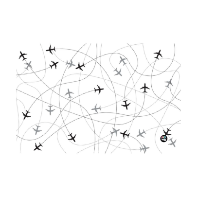Podložka na stôl PP 60x40 cm Planes