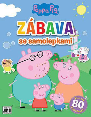 Zábava so samolepkami Prasiatko Peppa