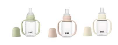 Detská fľaša so silikónovým náustkom 150 ml Bibs