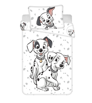Disney obliečky do postieľky 101 Dalmatins "Play baby" 100 x 135, 40 x 60 cm Jerry Fabrics