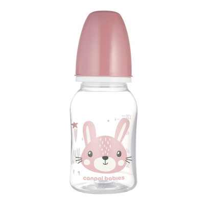 Fľaša úzkohrdlá Cute Animals 120 ml Canpol babies