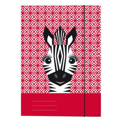 Dosky s gumou A4, Zebra, Cute animals Herlitz