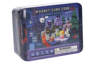 Stavebnica Magnet Cube Zone Dark Castle 48 dielikov