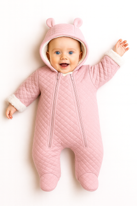 Zimná kombinéza thermo Ružová Baby Service