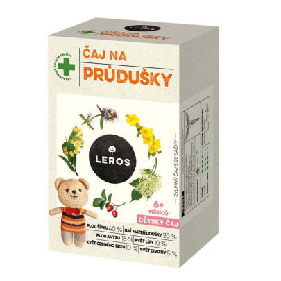 Detský čaj na priedušky Leros
