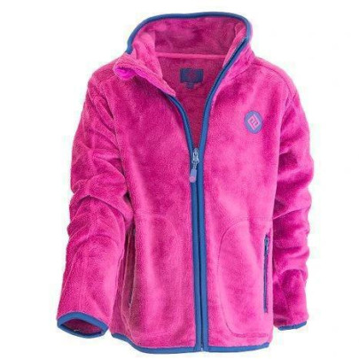 Mikina detská chlpatá so stojačikom, Pidilidi fuchsia