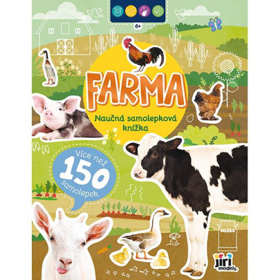 Náučná samolepková knižka 6+ Farma
