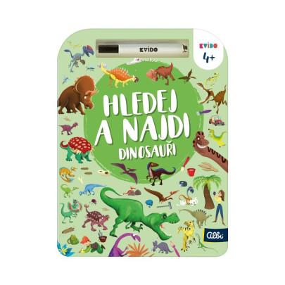 Kvído - Hľadaj a nájdi: Dinosaury Albi