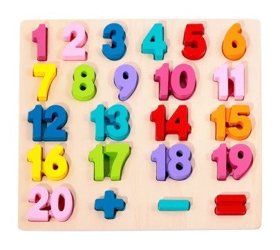 Vkladacie puzzle Matematika Veľké počítanie 2Kids Toys